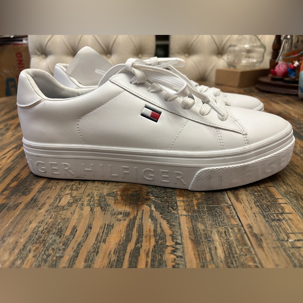 Tommy Hilfiger White Sneakers - Picture 2 of 10